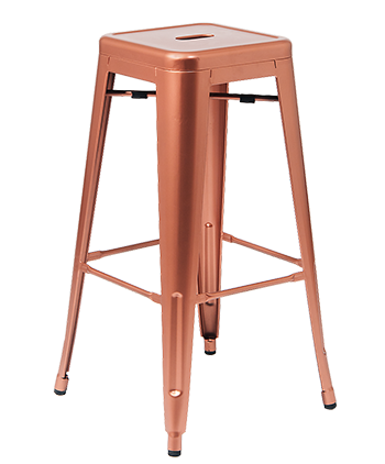 Indoor Backless Steel Barstool