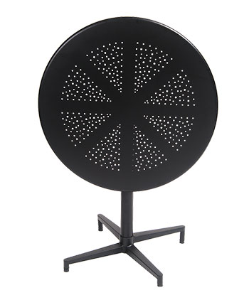 Round Indoor/Outdoor Table (Black)