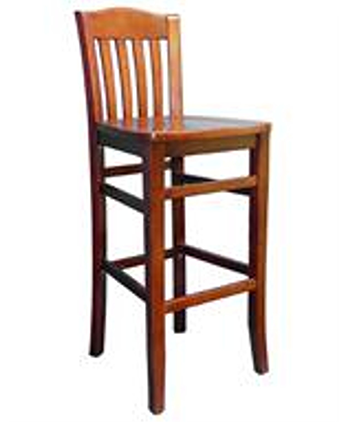 Vertical Slat Schoolhouse Bar Stool